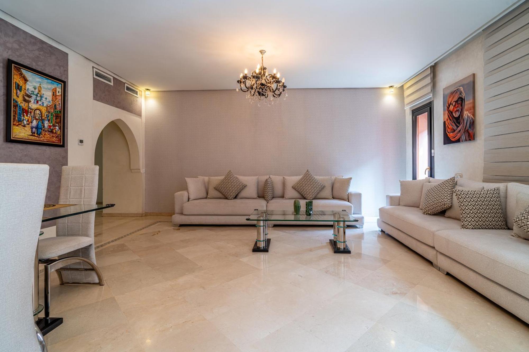 Appartement Haut Standing Gueliz Plaza Marrakesh Exterior foto