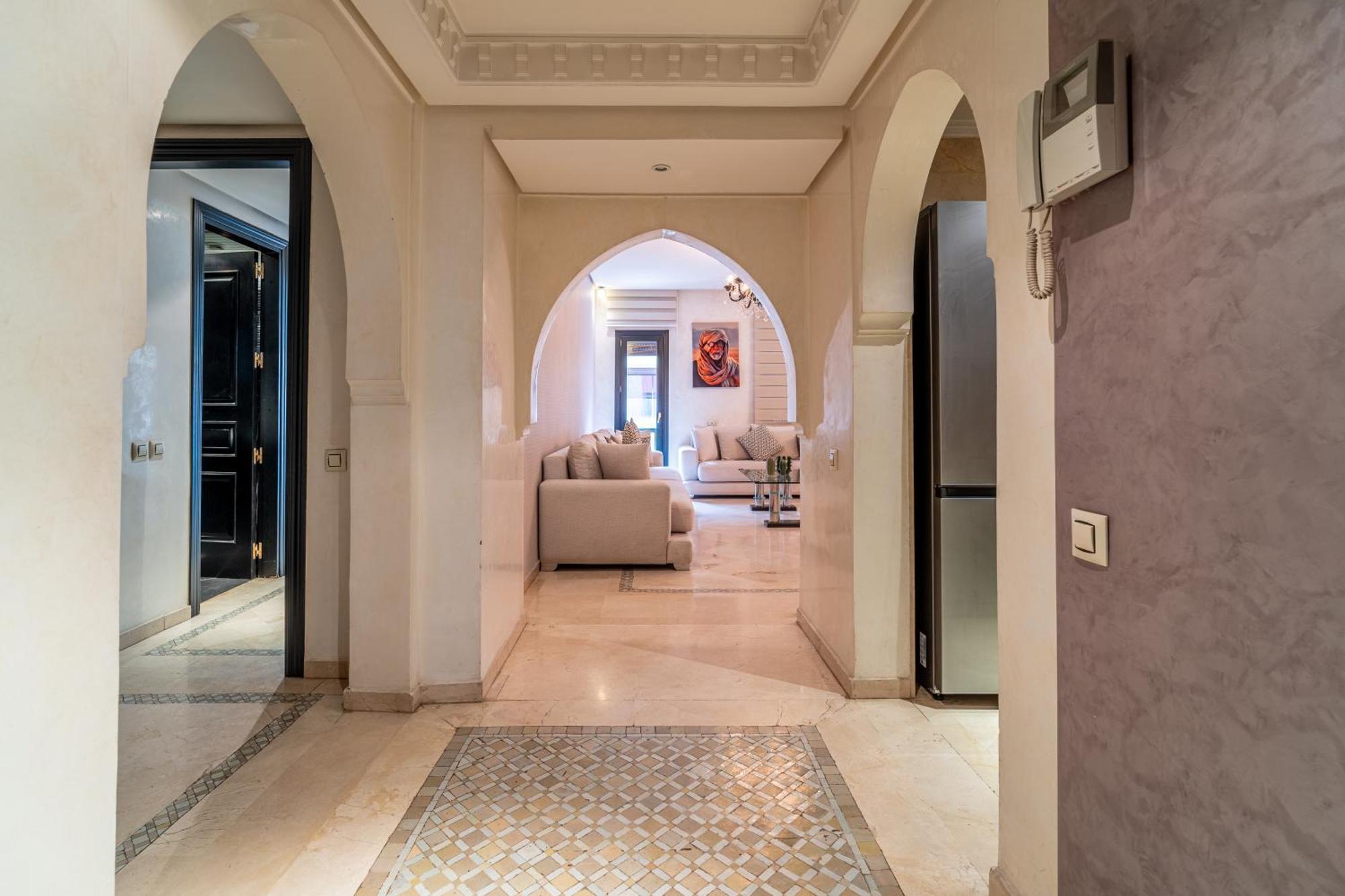 Appartement Haut Standing Gueliz Plaza Marrakesh Exterior foto